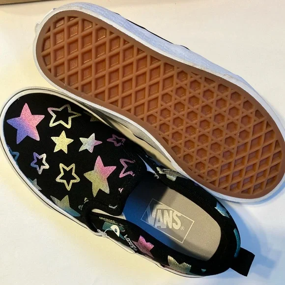 Vans Black and Blue Sneakers - Picture 2 of 5